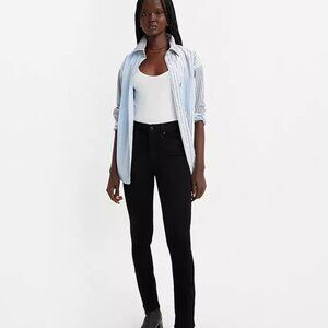 NWOT Levi's Black Label Skinny Shaping Skinny Jeans 29 in Black